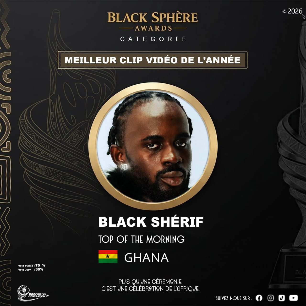 BLACK SHÉRIF - TOP OF THE MORNING