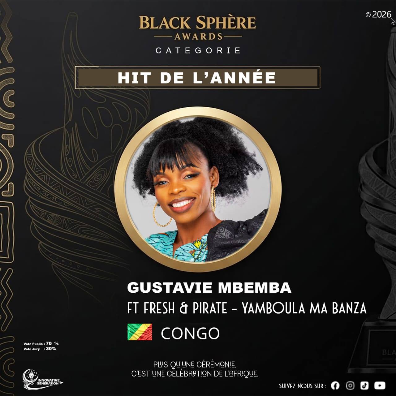 GUSTAVIE MBEMBA FT FRESH & PIRATE - YAMBOULA MA BANZA