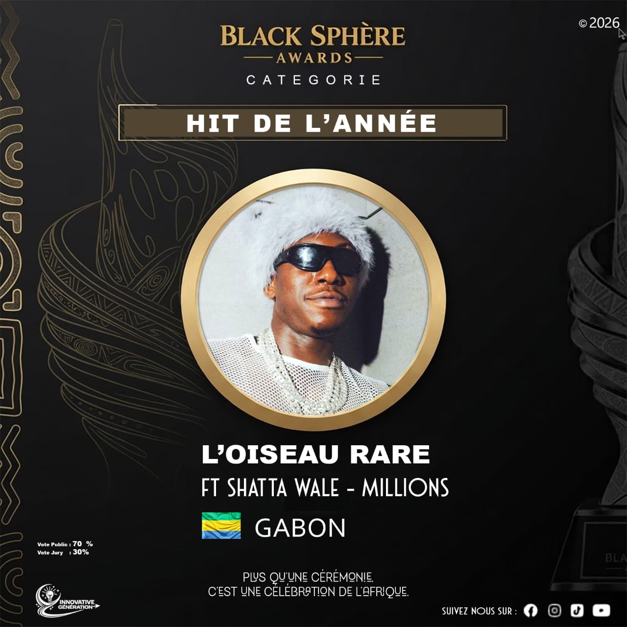 L’OISEAU RARE FT SHATTA WALE - MILLIONS